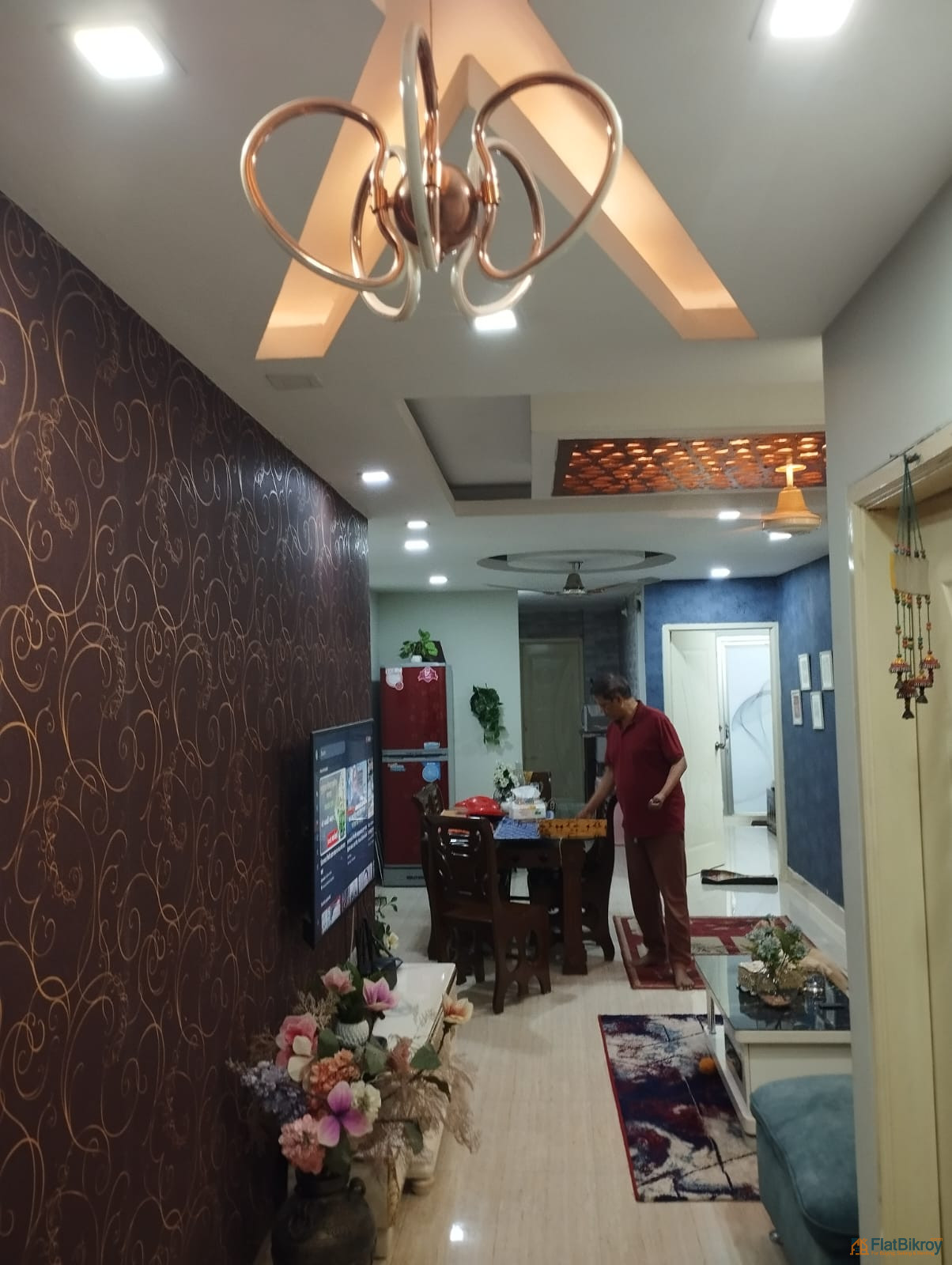 🏠 বনশ্রী ১১০০ স্কয়ার ফিটের আধুনিক ডেকোরেশন করা আর্জেন্ট রেডি ফ্ল্যাট সেল হবে